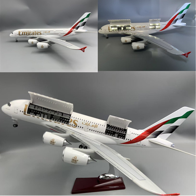Model Airplane Plastic - 2025 نوع جديد دييكاست نموذج A380