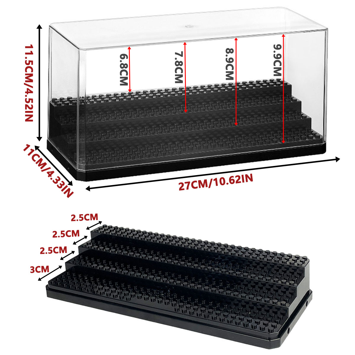 صندوق عرض أكريليك شفاف لشخصيات - مراجعة Lego Minifigure Holder وسعره