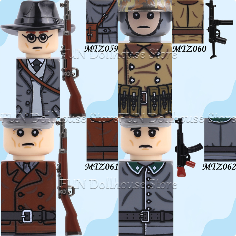 مجسمات جنود أمريكيين عسكريين ح - مراجعة Lego Minifigure Holder وسعره