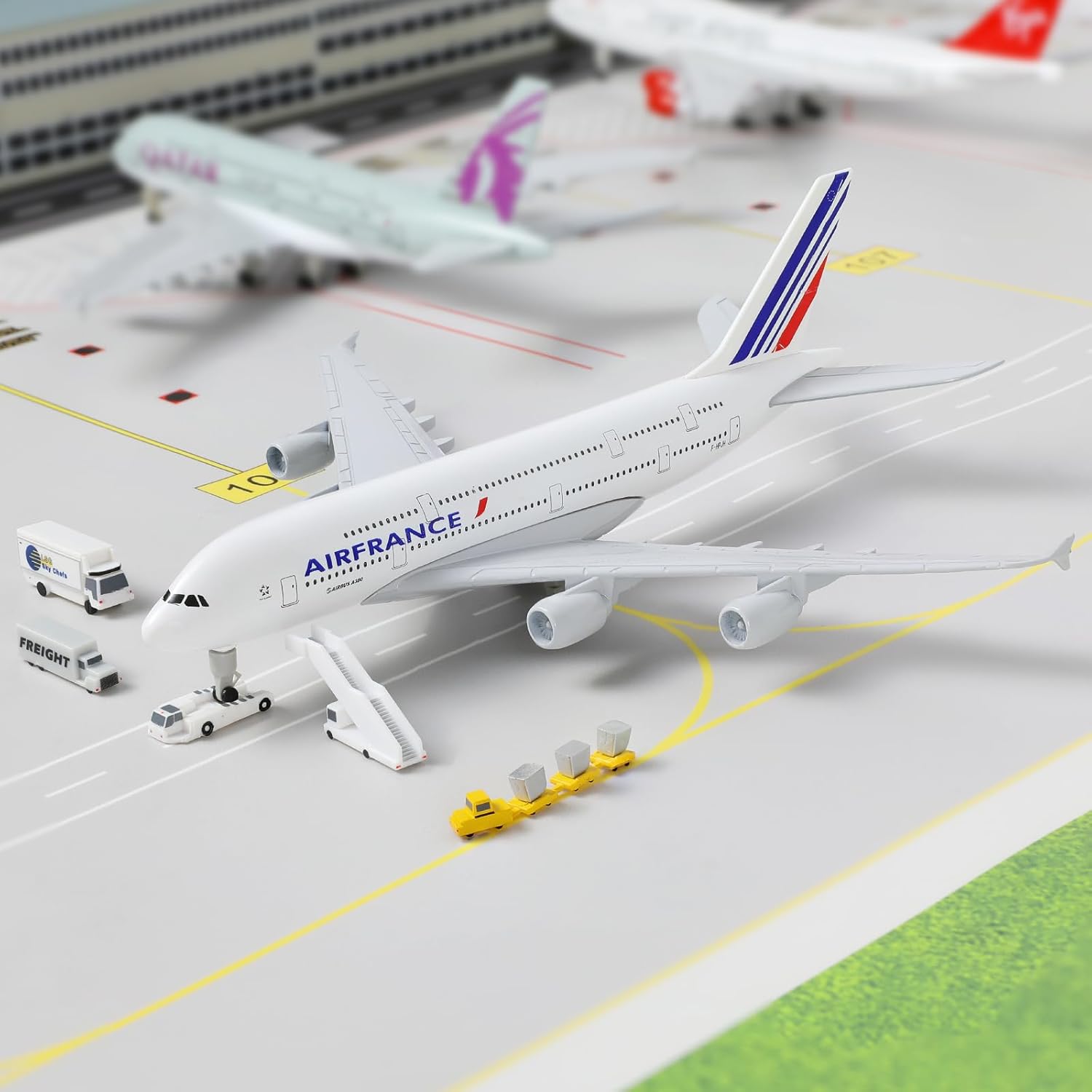 نموذج طائرة إير فرانس A380 بطو - مراجعة Model Airplane Plastic وسعره