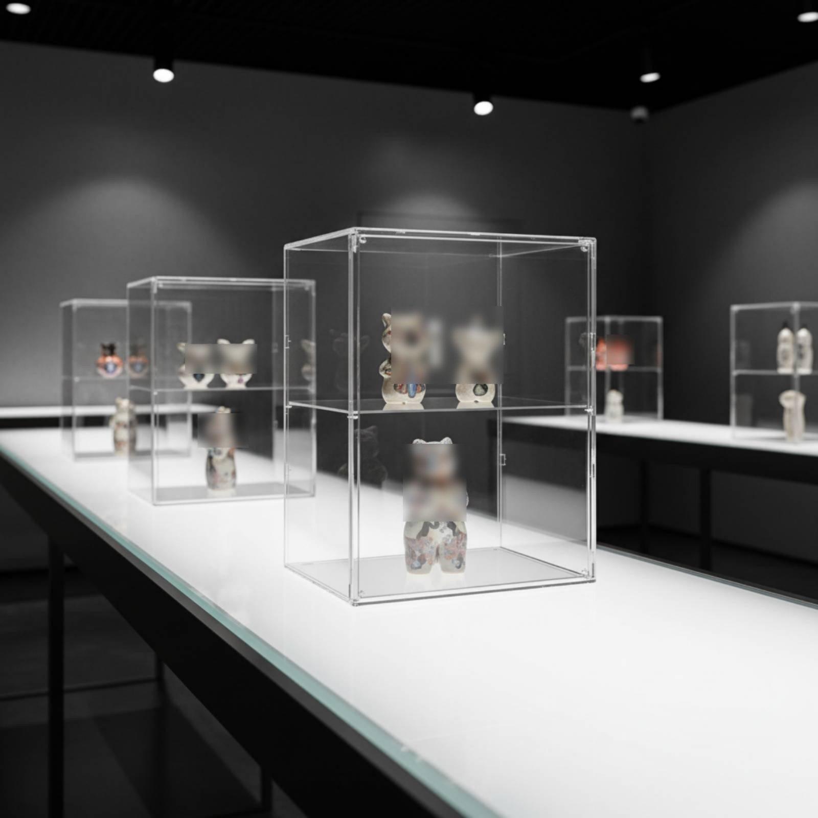 رف عرض دمى كبير بمظهر الأكريلي - مراجعة Display Case Acrylic وسعره