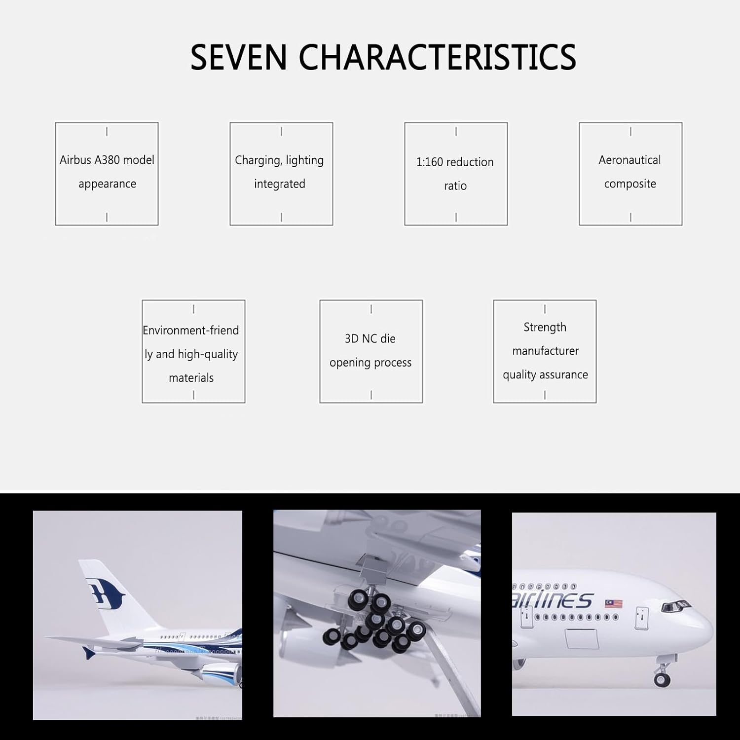 مقياس 1:160 الخطوط الجوية الما - مراجعة Model Airplane Plastic وسعره